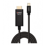 Cablu Lindy 1m Mini DP la HDMI (HDR) LY-40921