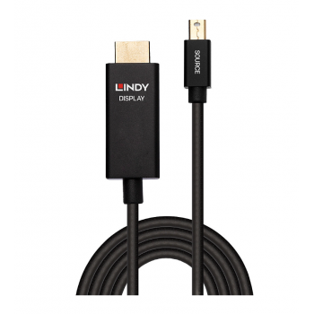 Cablu Lindy 1m Mini DP la HDMI (HDR)