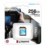 Card memorie Kingston 256GB SDXC CANVAS GO PLUS 170R/C10 UHS-I U3 V30 SDG3/256GB