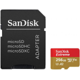 Card memorie SanDisk EXTREME MICROSDXC 512GB+SD/ADAPATER 190MB/S 130MB/S A2 C10 SDSQXAV-512G-GN6MA