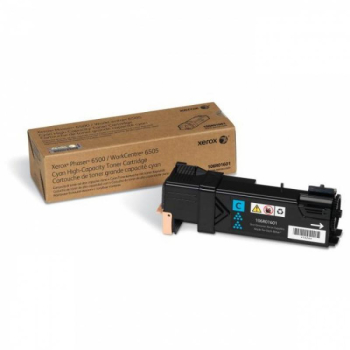 Cartus Toner Xerox 106R01601 Cyan High Capacity 2500 pagini for Phaser 6500, WorkCentre 6505