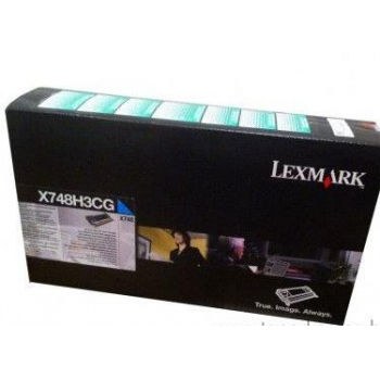 LEXMARK X748H3CG CYAN TONER