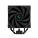 Cooler Deepcool AK400 Zero Dark PLUS, compatibil skt. Intel si AMD, racire cu aer, ventilator 120 mm x 2, 1650 rpm, inaltime cooler 155 mm, 4 heatpipe, R-AK400-BKNNMD-G-1 (timbru verde 2.00 lei) 