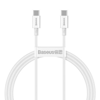 Cablu Baseus Superior CATYS-B02 1m, alb Cablu Baseus Superior CATYS-B02 1m, alb