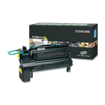 Lexmark RET. PROGR. TONER CARTR.YELLOW/YELLOW 20K PGS F/ C792 C792X1YG