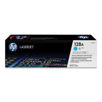 Cartus Toner HP Nr. 128A Cyan 1300 Pagini for Color LaserJet CM1415NF MFP, CM1415NFW MFP, CP1525N, CP1525NW CE321A