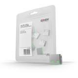 Cablu Lindy 10 USB Port Locks GREEN no Key LY-40461