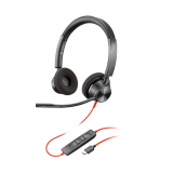 Casti HP Poly Blackwire 3320 Stereo Microsoft Teams Certified USB-C Headset +USB-C/A Adapter 8X220AA Casti HP Poly Blackwire 3320 Stereo Microsoft Teams Certified USB-C Headset +USB-C/A Adapter 8X220AA