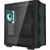 CARCASA DeepCool CC560 V2, Middle Tower, ATX, fara sursa, 4xfan, USB 3.2 gen 1 x 1, USB 2.0 x 2, audio, PSU shroud, 7 sloturi expansiune, iluminare LED, negru, R-CC560-BKGAA4-G-2 (timbru verde 0.3 