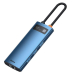 Docking Station Dock Baseus Type-C Metal Gleam, albastru WKWG000003