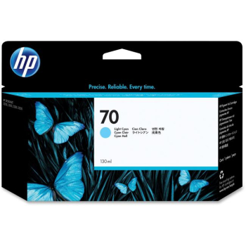 Cartus Cerneala HP Nr. 70 Light Cyan Vivera Ink 130 ml for Designjet Z2100 24', Designjet Z2100 44' Q6677A, Designjet Z2100 44' Q6677C, Designjet Z3200 24' C9390A