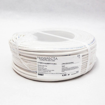 PROSPECTA CABLU ALARMA 6x0.22 + 2x0.50 CUPRU I044IT
