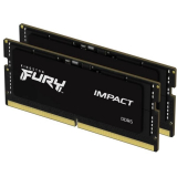 Memorie notebook Kingston FURY Impact, 64GB, DDR5, 5600MHz, CL40, 1.1v, Dual Channel Kit KF556S40IBK2-64