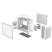 Carcasa Asus AP201 PRIME WHITE 