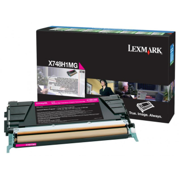Lexmark RETURN TONER CARTRIDGE MAGENTA/F/ X748 10K PGS X748H1MG