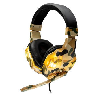 Casti cu micr. Spacer Gaming, camo, fir SPGH-CAMO