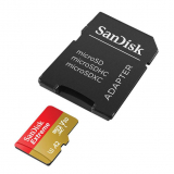 Card memorie SanDisk EXTREME MICROSDXC 256GB+SD/ADAPATER 190MB/S 130MB/S A2 C10 SDSQXAV-256G-GN6MA