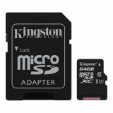 MEMORY MICRO SDXC 64GB UHS-I/W/ADAPTER SDCS2/64GB KINGSTON