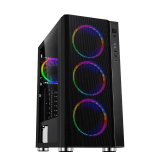 Carcasa Spacer Rainbow, ATX, MidTower SPCS-GC-RAINBOW 