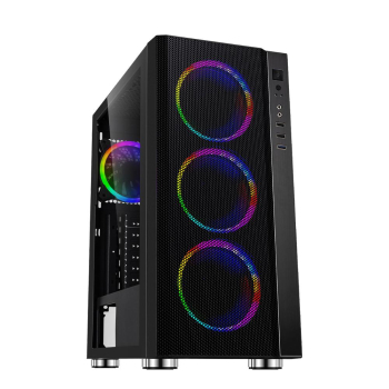 Carcasa Spacer Rainbow, ATX, MidTower SPCS-GC-RAINBOW 