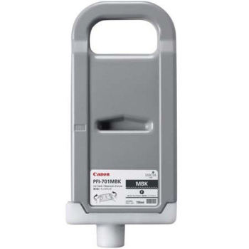 Pigment Ink Tank Canon PFI-701MBK Matte Black 700 ml for iPF8X00, iPF8000S, iPF9X00, iPF9000S CF0899B001AA