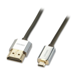 Cablu Lindy HDMI - mHDMI Cromo Slim 2m LY-41682