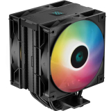 COOLER DeepCool AG400 DIGITAL PLUS,racire aer, 6 mm4 pcs heatpipe, skt. Intel LGA 1700/1200/115x AMD AM5/AM4, fan 120mm, 500-2100 rpm, conectare 4-pin PWM, LED RGB adresabil, R-AG400-BKADMP-G-1  