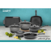 Heinner TIGAIE FONTA EMAILATA 26x5CM,MARBLE GREY HR-ZVC-T26