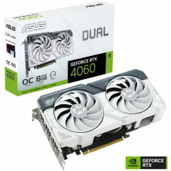 Placa video VGA Asus Dual RTX 4060 WHITE OC 8G DUAL-RTX4060-O8G-WHITE 