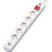 Prelungitor cu protectie Spacer 5 prize, 1.8m, 2xUSB, Spacer Externsion PP-5-18 USB