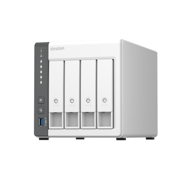Network storage NAS QNAP 433 4BAY 2.0GHZ 4GB TWR SATA TS-433-4G