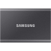 SSD Extern Samsung T7, 2TB, Titan Gray, MU-PC2T0T/WW