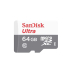 Card memorie 64GB SANDISK ULTRA MICROSDXC +/SD ADAPTER 100MB/S CLAS 10 UHS-I SDSQUNR-064G-GN3MA