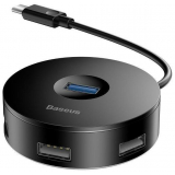 Hub USB Hub extern Baseus Airjoy, negru CAHUB-G01