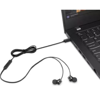 Casti Lenovo USB-C Wired In-Ear Headphones 4XD1J77351