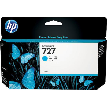 Cartus Cerneala HP Nr. 727 Cyan 130ml for DesignJet T1500 ePrinter, T920 ePrinter B3P19A