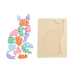 MomKi PUZZLE PISICA DIN LEMN, 16 PIESE MKT1074
