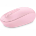 Mouse Wireless Microsoft Mobile 1850 Optic 3 butoane 1000dpi USB Roz U7Z-00023