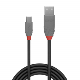 Cablu Lindy 0,5m USB 2.0 Type A-Mini USB LY-36721