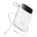 POWER BANK Baseus Qpow2, 20000mAh, 22.5W, 1 x USB; 1 x USB Type-C, 1 x Lightning, total 3A, include cablu USB Type-C 0.3m, alb, 