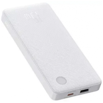 POWER BANK Baseus Airpow Lite, 10000mAh, 15W, 1 x USB; 2 x USB Type-C, total 3A (include cablu 30cm USB la USB Type-C), alb P10067500213-00 (timbru verde 0.18 lei) - 6932172652609 
