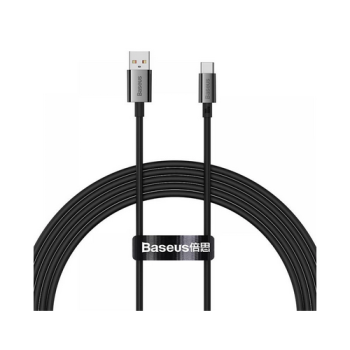CABLU alimentare si date Baseus Superior, Fast Charging Data Cable pt. smartphone, USB la USB Type-C 100W, 1.5m, negru P10320102114-01 (timbru verde 0.08 lei) - 6932172631956 