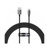CABLU alimentare si date Baseus Superior, Fast Charging Data Cable pt. smartphone, USB la USB Type-C 100W, 2m, negru P10320102114-01 (timbru verde 0.08 lei) - 6932172631987 P10320102114-02