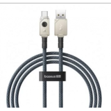 CABLU alimentare si date Baseus Unbreakable, Fast Charging Data Cable pt. smartphone, USB la USB Type-C 100W, 1m, braided aliaj zinc, alb P10355801221-00 (timbru verde 0.08 lei) - 6932172633202 