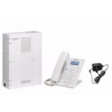 Centrala telefonica Hybrid IP KX-HTS32CE (4/8), Telefon SIP KX-HDV130 Panasonic si alimentator KX-A423 pack.1-HTS (timbru verde 4.0 lei) 