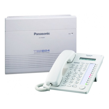 Centrala telefonica KX-TES824CE(6/16) si telefon proprietar KX-AT7730NE Panasonic pack.1-TES (timbru verde 4.0 lei) 