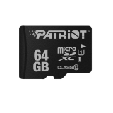 CARD MicroSD PATRIOT, 64 GB, MicroSDXC, clasa 10, standard UHS-I U1, PSF64GMDC10 (timbru verde 0.03 lei) 