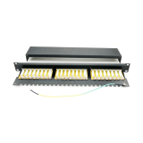 Patch panel 24 porturi ,1U, FTP Cat.5e, Krone+110 , suport de cabluri integrat - EMTEX, PBPP33 