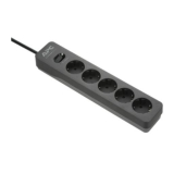 APC Essential SurgeArrest 5 Outlet 2 USB Ports Black 230V Germany PME5U2B-GR
