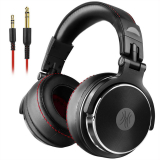 Casca OneOdio cu fir detasabil, tip over ear, utilizare profesionala, DJ, conectare prin Jack 3.5 mm | Jack 6.35 mm, difuzor 50 mm, impedanta 32 Ohm, negru, Pro50-Black (timbru verde 0.8lei) 